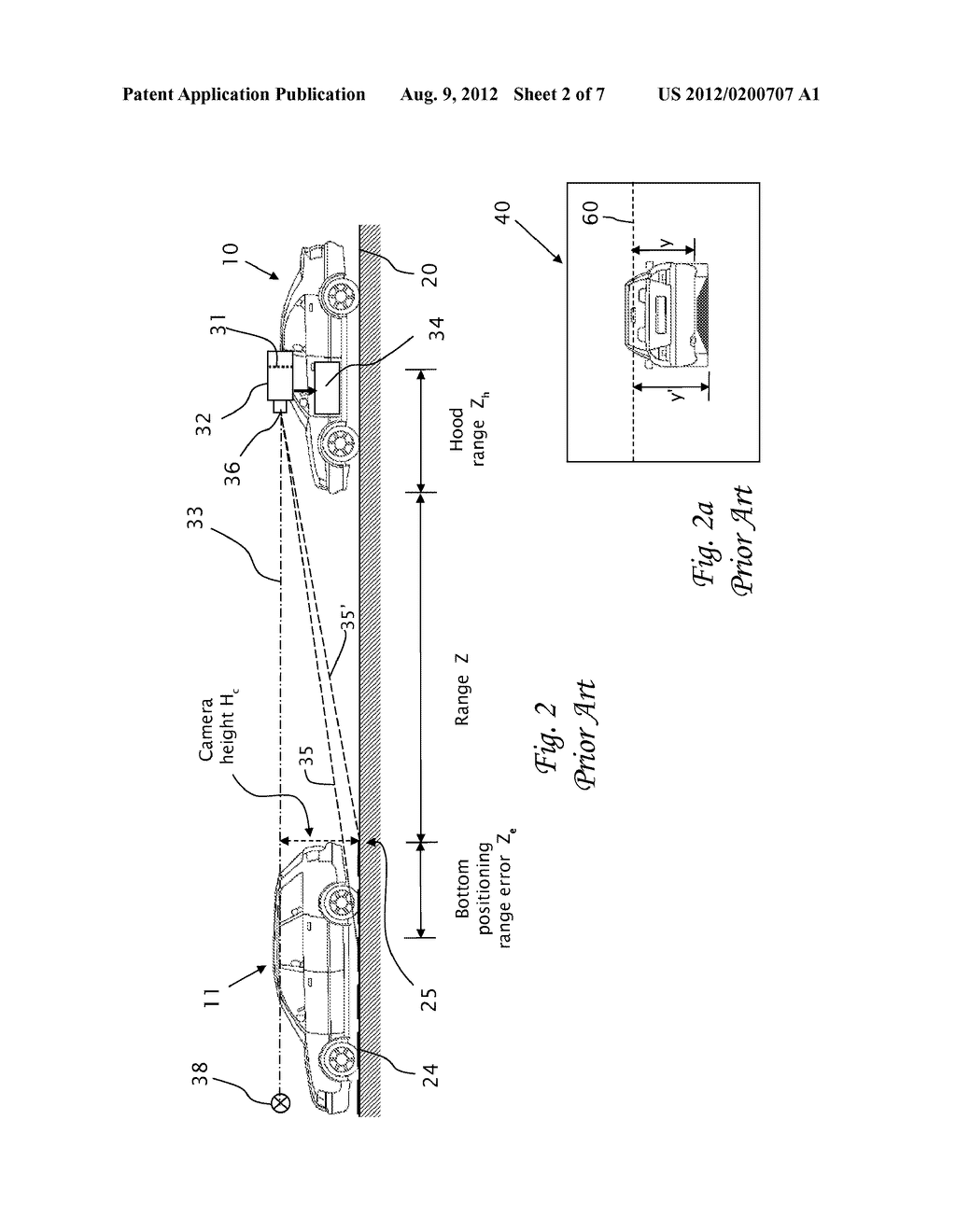 ESTIMATING DISTANCE TO AN OBJECT USING A SEQUENCE OF IMAGES RECORDED BY A     MONOCULAR CAMERA - diagram, schematic, and image 03