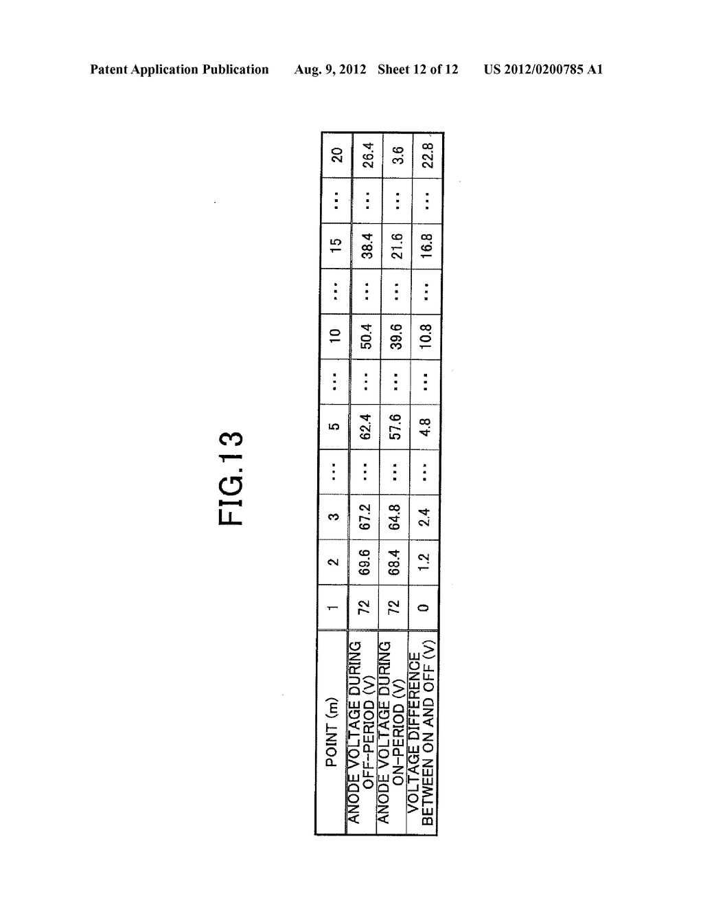 LIQUID CRYSTAL DISPLAYING APPARATUS AND TELEVISION RECEIVING APPARATUS - diagram, schematic, and image 13