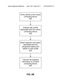 SYSTEM FOR THE TAGGING AND AUGMENTATION OF GEOGRAPHICALLY-SPECIFIC     LOCATIONS USING A VISUAL DATA STREAM diagram and image