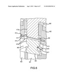 BLOW MOLDING VALVE FOR A BLOW MOLDING VALVE BLOCK diagram and image