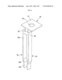 RECHARGEABLE BATTERY WITH TERMINAL JUNCTION AND PRONG diagram and image