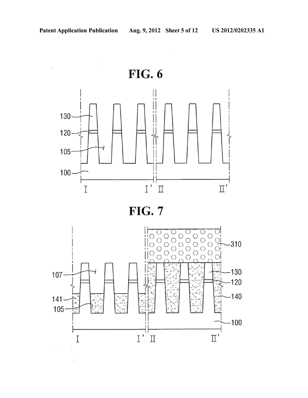METHODS OF FABRICATING NONVOLATILE MEMORY DEVICES INCLUDING VOIDS BETWEEN     ACTIVE REGIONS AND RELATED DEVICES - diagram, schematic, and image 06