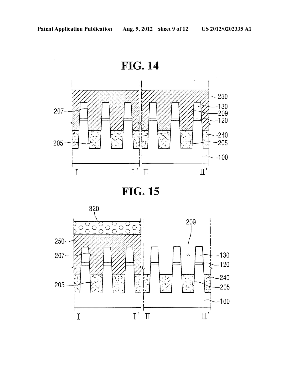 METHODS OF FABRICATING NONVOLATILE MEMORY DEVICES INCLUDING VOIDS BETWEEN     ACTIVE REGIONS AND RELATED DEVICES - diagram, schematic, and image 10