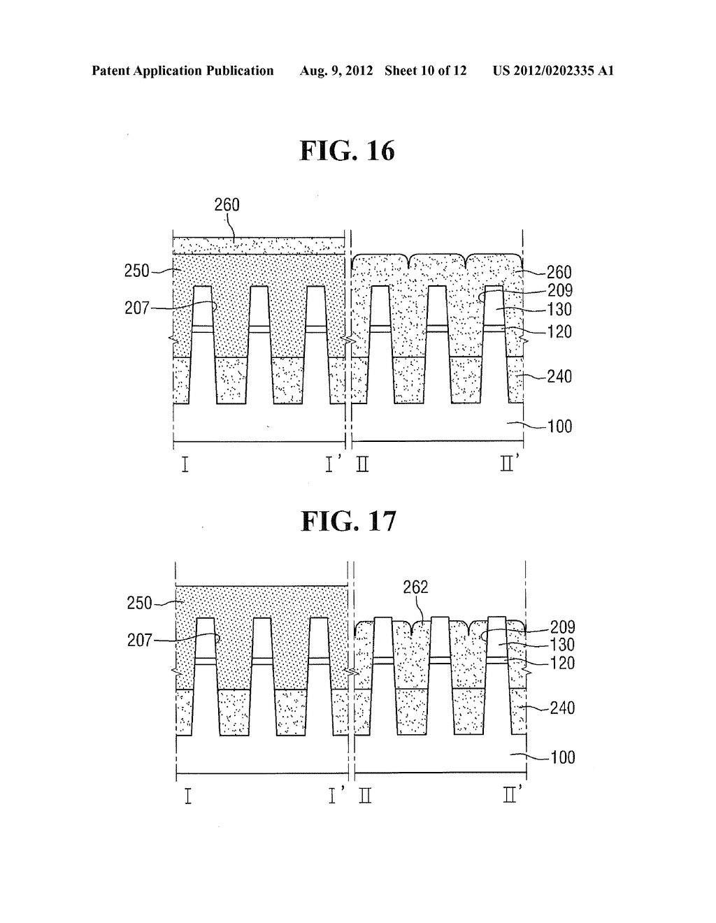 METHODS OF FABRICATING NONVOLATILE MEMORY DEVICES INCLUDING VOIDS BETWEEN     ACTIVE REGIONS AND RELATED DEVICES - diagram, schematic, and image 11