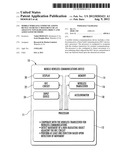 MOBILE WIRELESS COMMUNICATIONS DEVICE TO DETECT MOVEMENT OF AN ADJACENT     NON-RADIATING OBJECT AND ASSOCIATED METHODS diagram and image