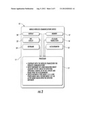 MOBILE WIRELESS COMMUNICATIONS DEVICE TO DETECT MOVEMENT OF AN ADJACENT     NON-RADIATING OBJECT AND ASSOCIATED METHODS diagram and image