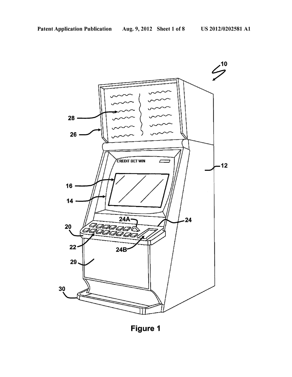 Multiple Pay Combination Gaming Apparatus - diagram, schematic, and image 02