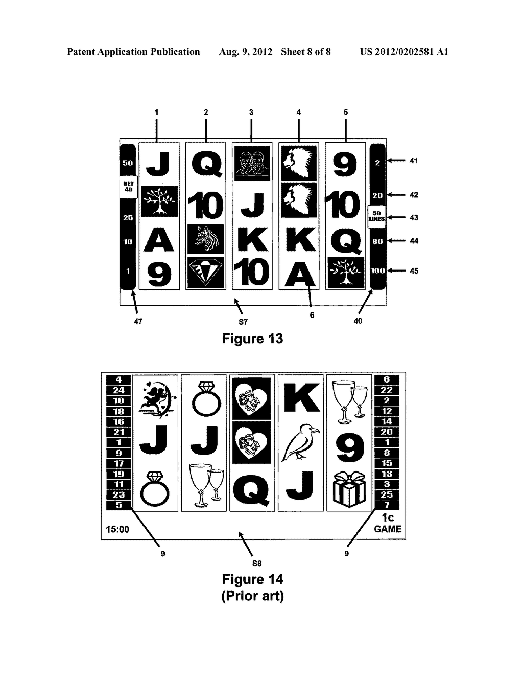 Multiple Pay Combination Gaming Apparatus - diagram, schematic, and image 09