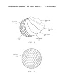 Golf Ball Having Dual Core Deflection Differential diagram and image