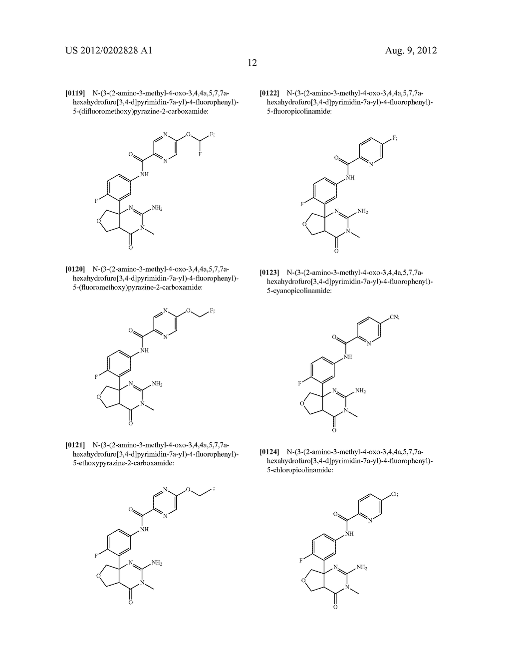 FUSED AMINODIHYDROPYRIMIDONE DERIVATIVES - diagram, schematic, and image 13