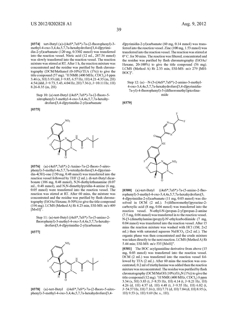 FUSED AMINODIHYDROPYRIMIDONE DERIVATIVES - diagram, schematic, and image 40