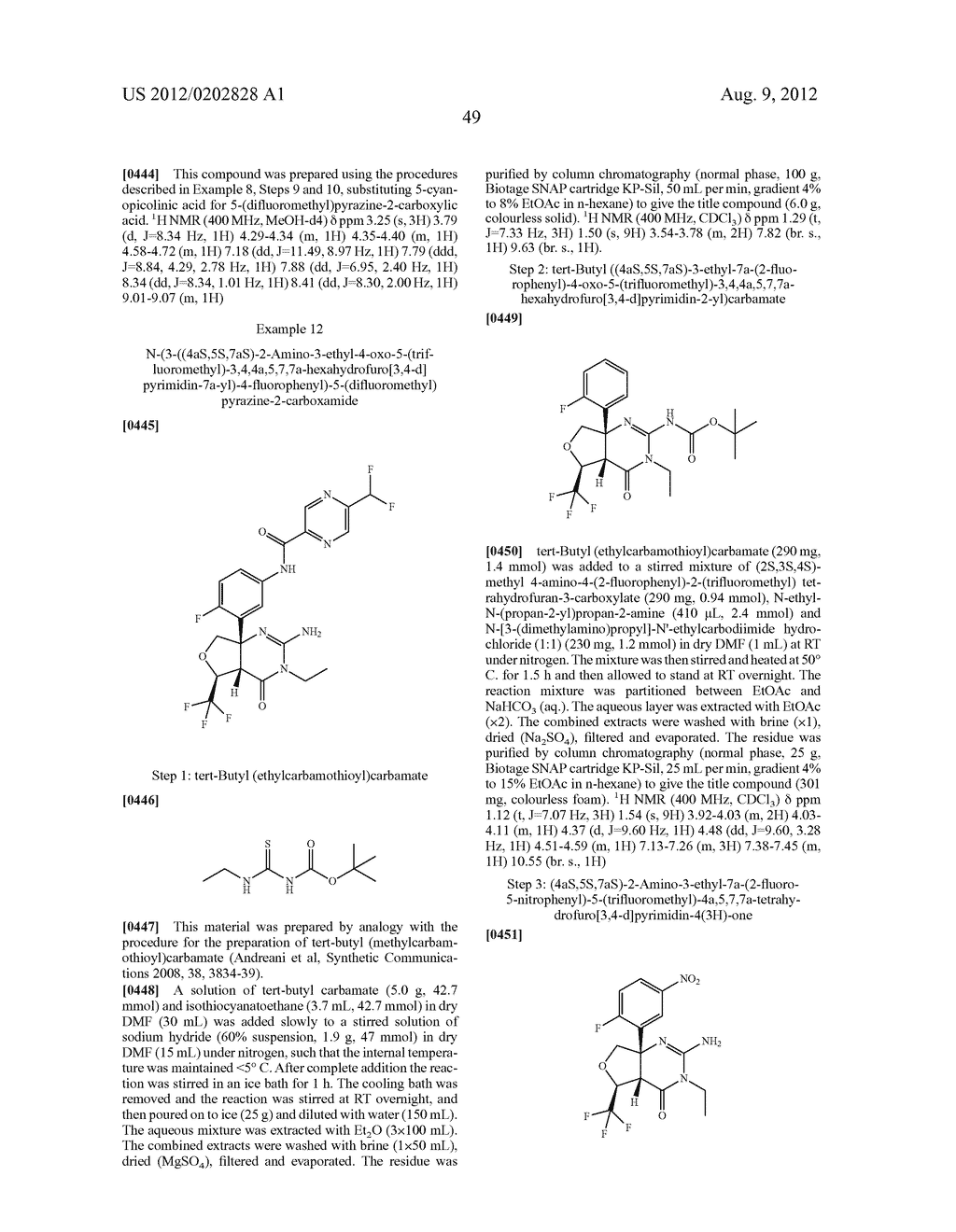 FUSED AMINODIHYDROPYRIMIDONE DERIVATIVES - diagram, schematic, and image 50