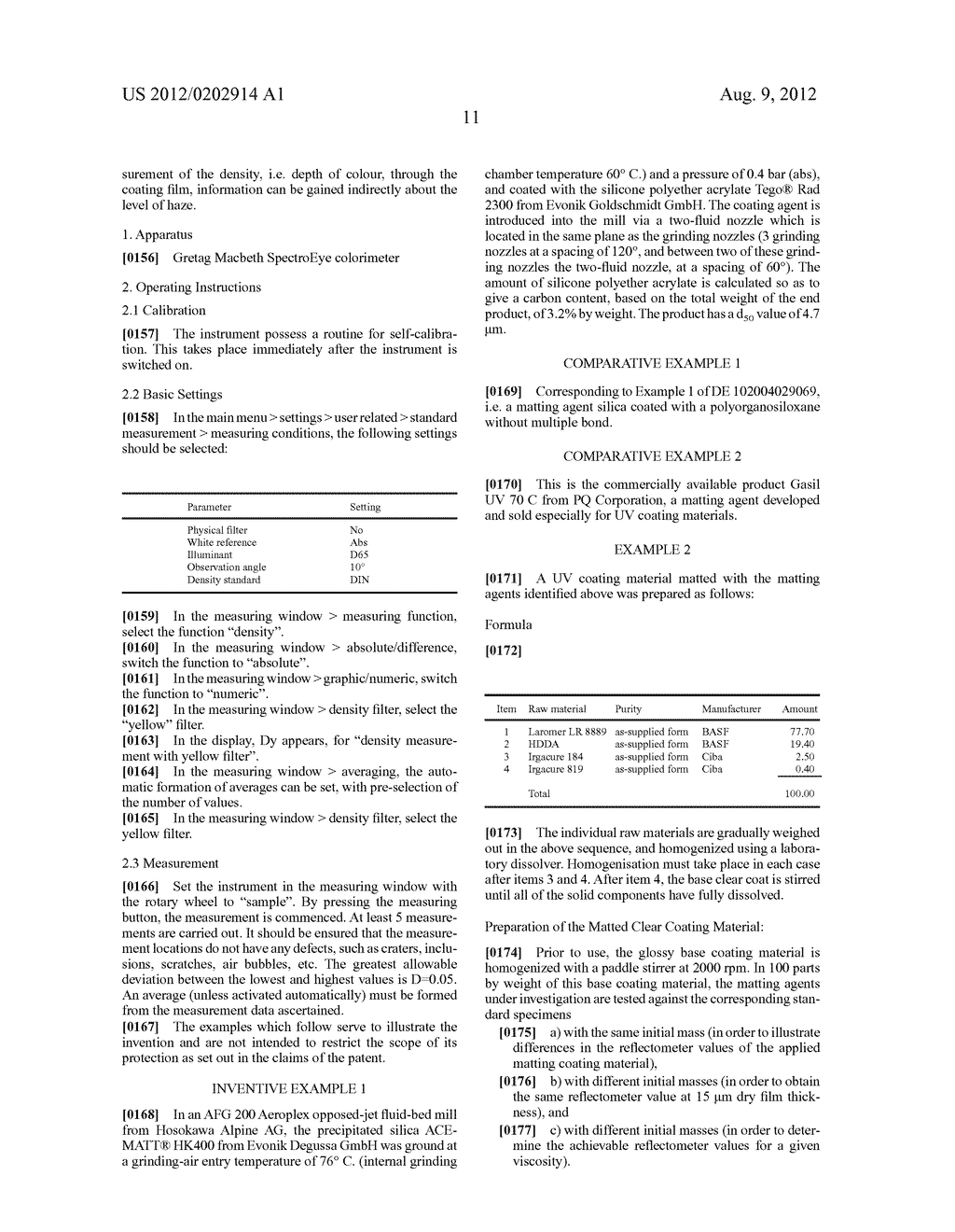 NOVEL MATTING AGENT FOR UV VARNISHES - diagram, schematic, and image 12