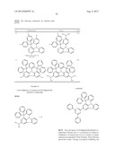 MATERIALS FOR ORGANIC ELECTROLUMINESCENT DEVICES diagram and image