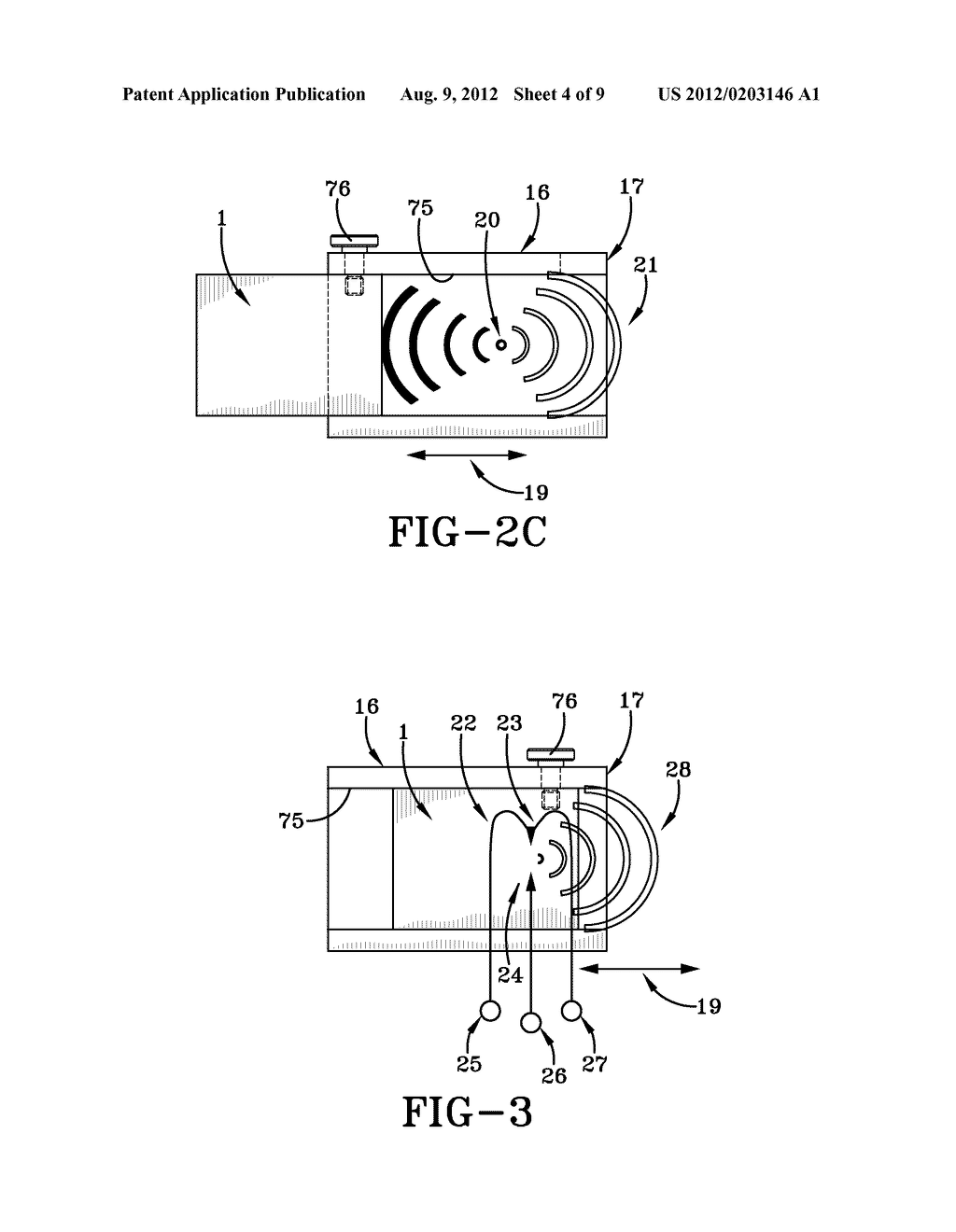 PRESSURE PULSE/SHOCK WAVE APPARATUS FOR GENERATING WAVES HAVING PLANE,     NEARLY PLANE, CONVERGENT OFF TARGET OR DIVERGENT CHARACTERISTICS - diagram, schematic, and image 05