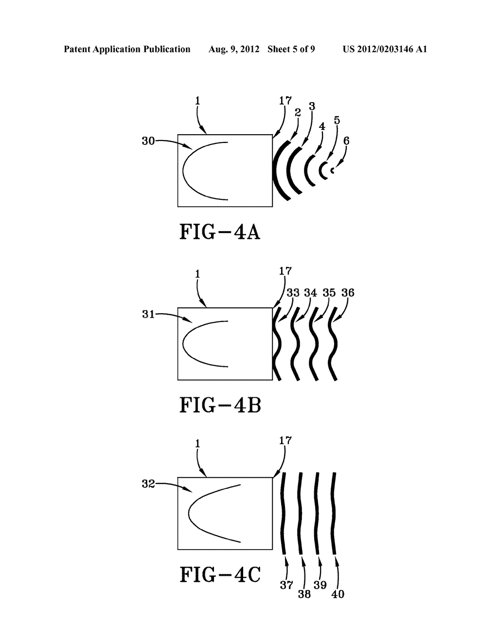 PRESSURE PULSE/SHOCK WAVE APPARATUS FOR GENERATING WAVES HAVING PLANE,     NEARLY PLANE, CONVERGENT OFF TARGET OR DIVERGENT CHARACTERISTICS - diagram, schematic, and image 06