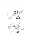 INSTRUMENT FOR MEASURING DIMENSIONS EQUIPPED WITH AN INTERFACE AND     CORRESPONDING INTERFACE diagram and image