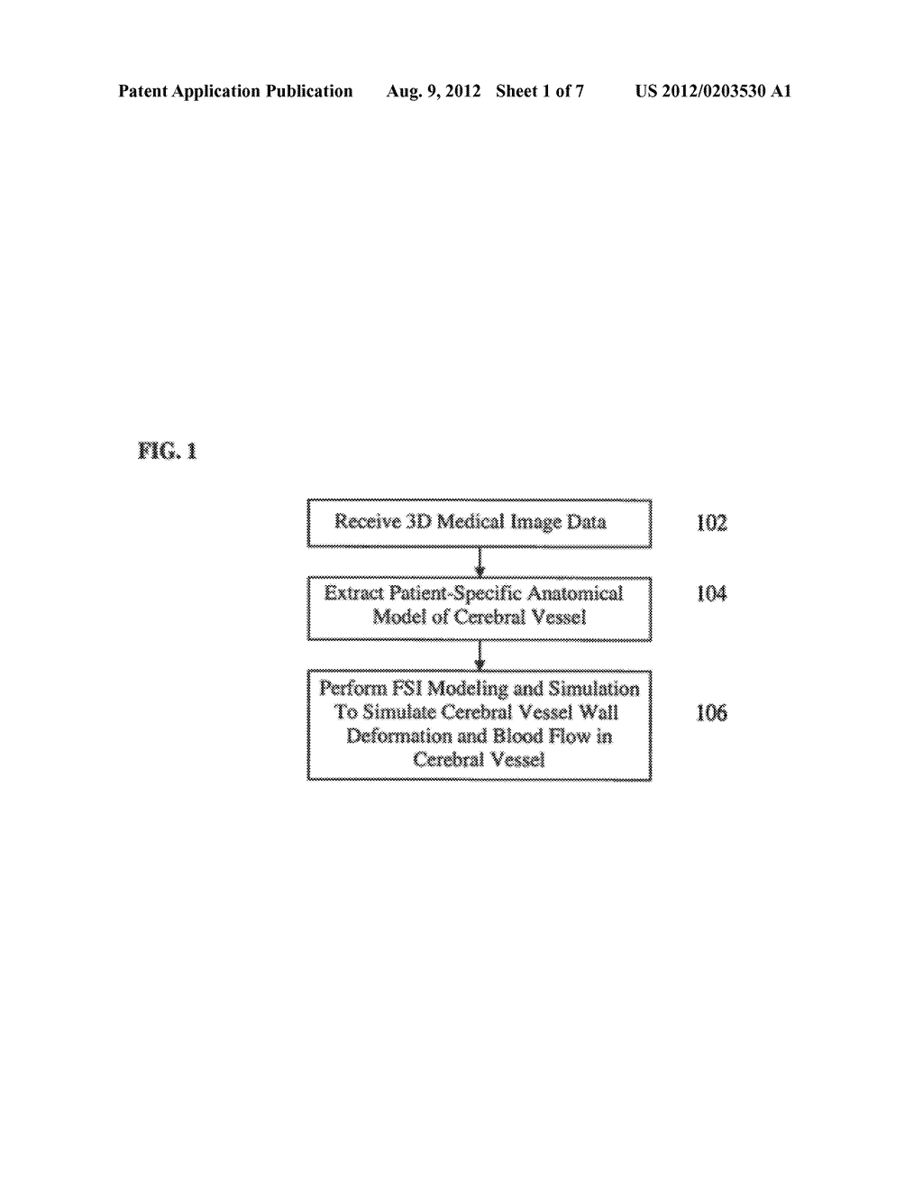 Method and System for Patient-Specific Computational Modeling and     Simulation for Coupled Hemodynamic Analysis of Cerebral Vessels - diagram, schematic, and image 02