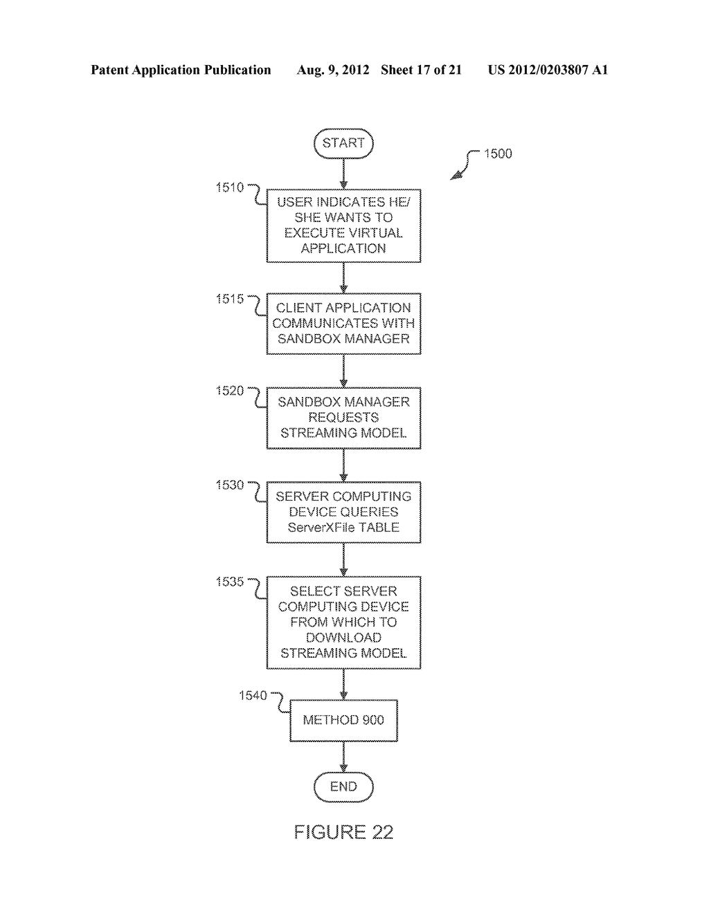 METHOD AND SYSTEM FOR MANAGING EXECUTION OF VIRTUAL APPLICATIONS - diagram, schematic, and image 18