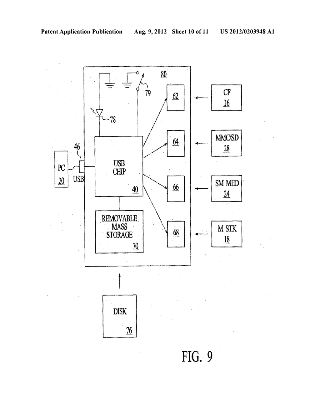 FLASHCARD READER AND CONVERTER FOR READING SERIAL AND PARALLEL FLASHCARDS - diagram, schematic, and image 11