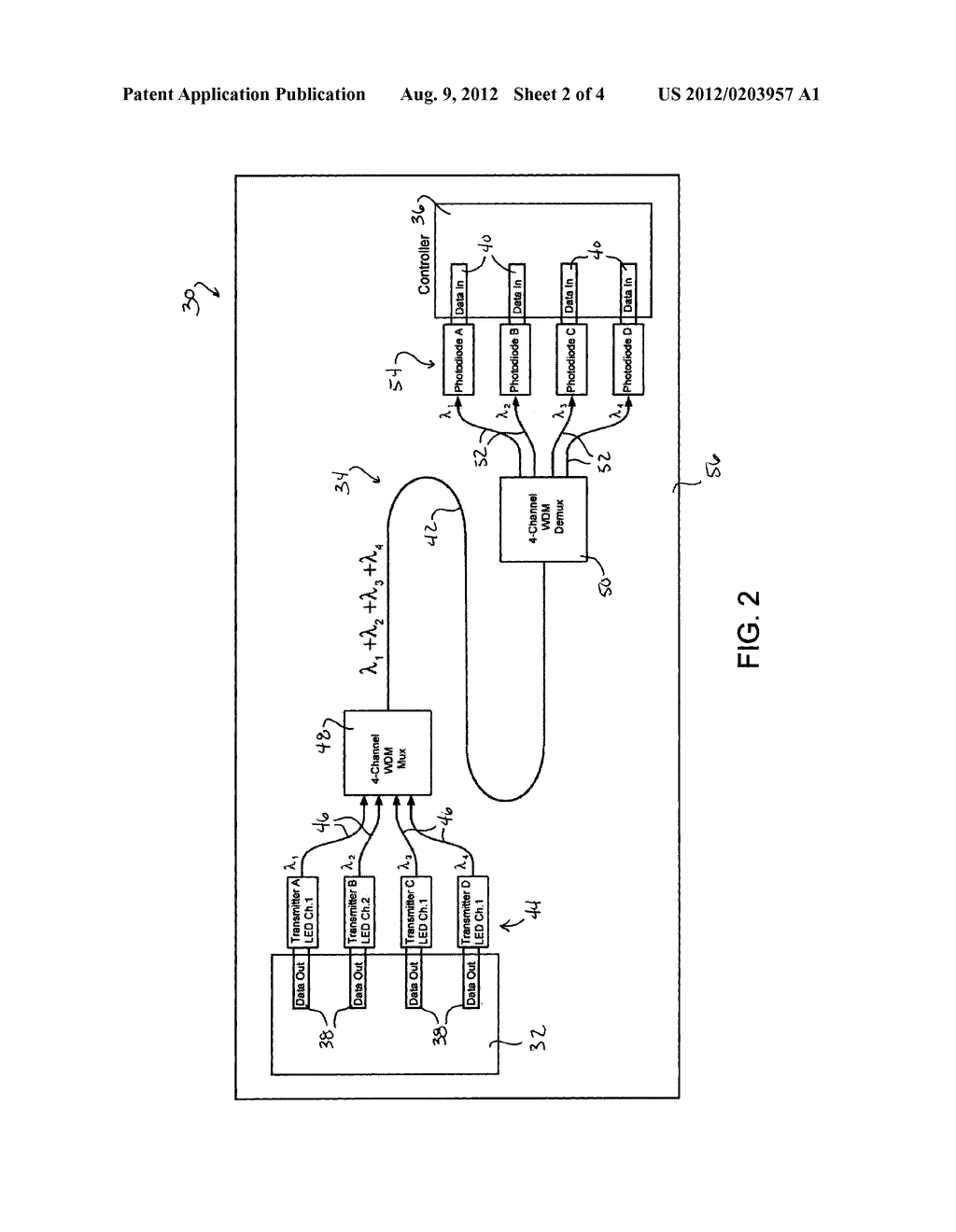 SOLID STATE MEMORY-BASED MASS STORAGE DEVICE USING OPTICAL INPUT/OUTPUT     LINKS - diagram, schematic, and image 03