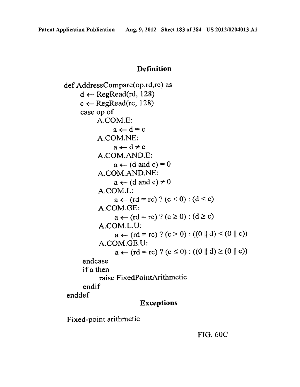 SYSTEM AND APPARATUS FOR GROUP FLOATING-POINT ARITHMETIC OPERATIONS - diagram, schematic, and image 184
