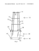 PLANT CONTAINER WITH RIGIDLY REVERSIBLY ATTACHABLE CANOPY TRAINING RACK diagram and image