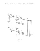 HARDWARE FOR MOUNTING GLASS PANELS OR SIMILAR STRUCTURES diagram and image