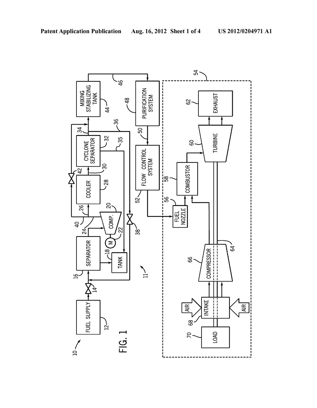 SYSTEM AND METHOD FOR COMPRESSED GAS FUEL HANDLING - diagram, schematic, and image 02