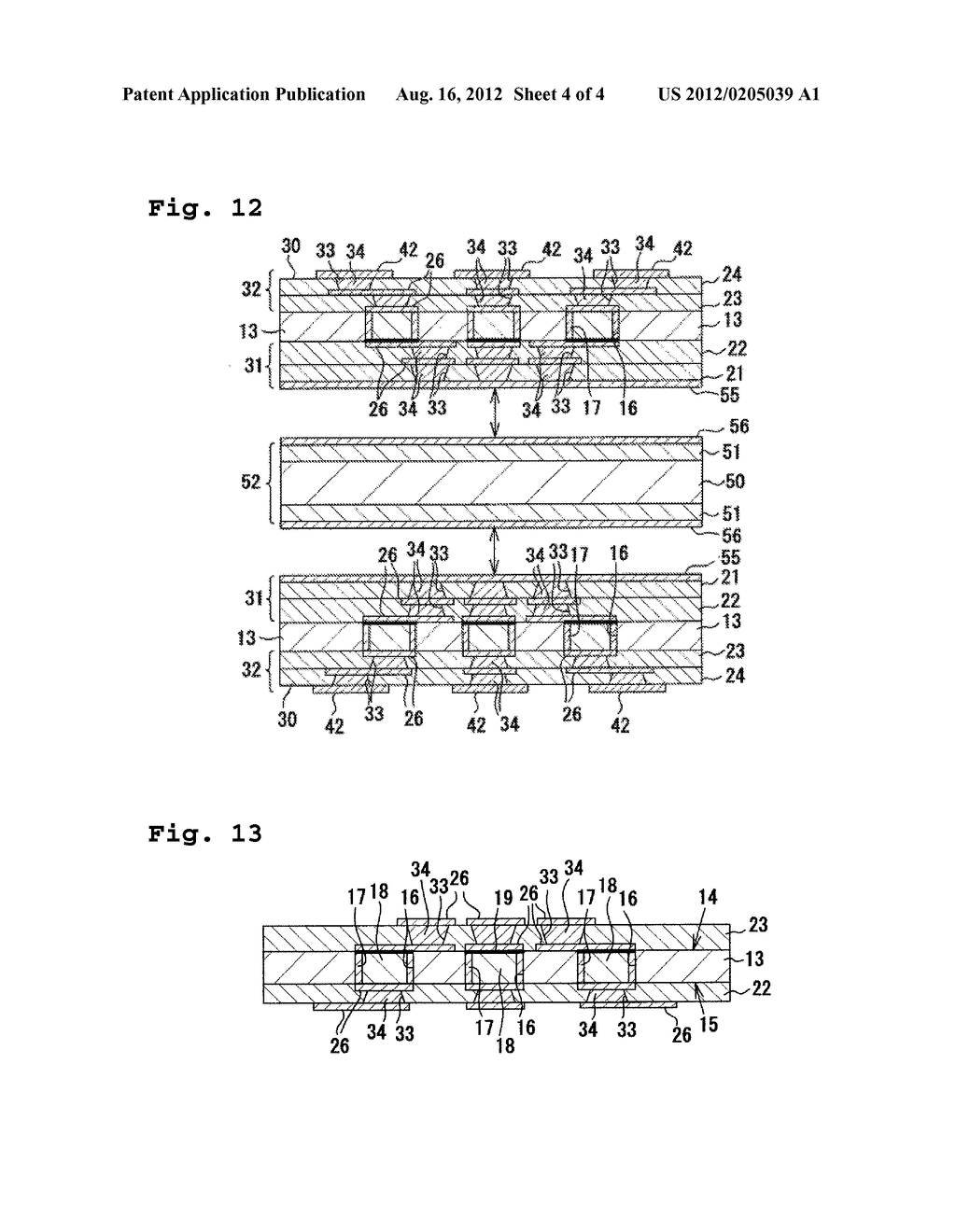 METHOD FOR MANUFACTURING MULTILAYER WIRING SUBSTRATE - diagram, schematic, and image 05