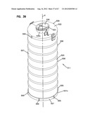 LIQUID FILTER ASSEMBLIES; FEATURES; COMPONENTS; AND, METHODS diagram and image