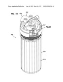 LIQUID FILTER ASSEMBLIES; FEATURES; COMPONENTS; AND, METHODS diagram and image