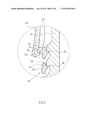 SAFETY BOTTLE CAP STRUCTURE WITH ANTI-BURGLARY TEARING FLANGE diagram and image