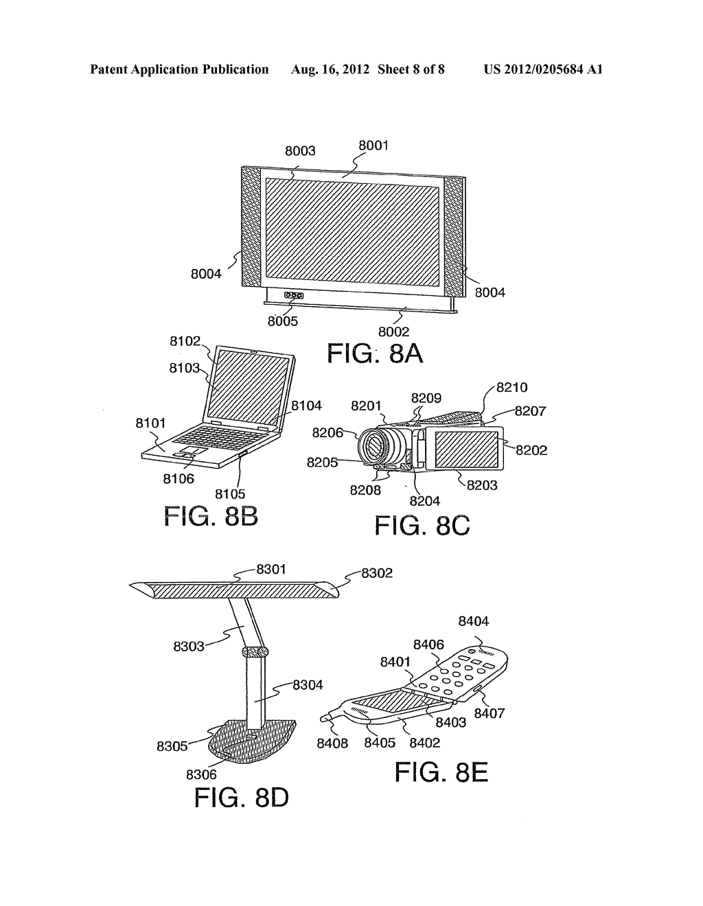 Light Emitting Element and Light Emitting Device Using the Element - diagram, schematic, and image 09