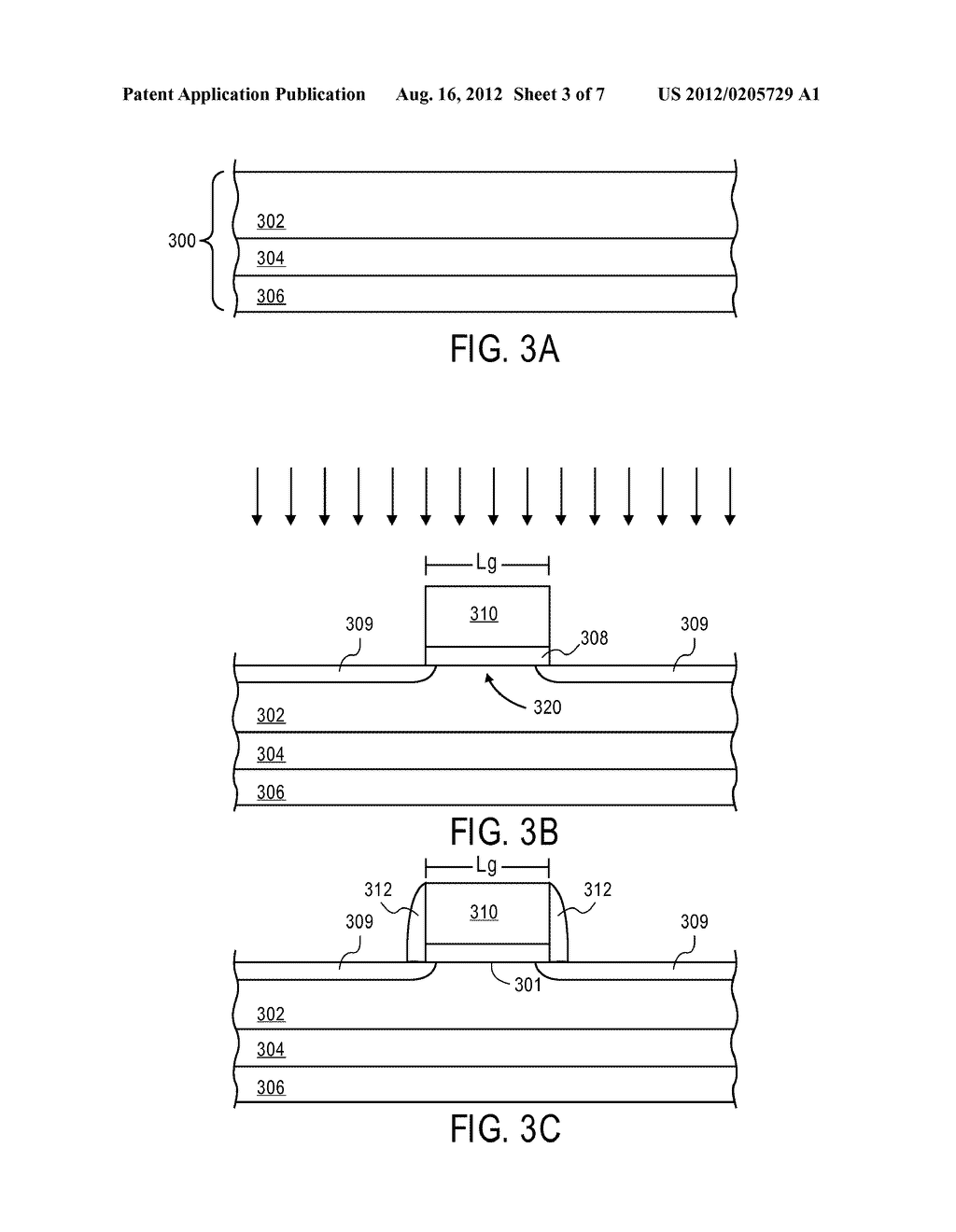 FIELD EFFECT TRANSISTOR WITH NARROW BANDGAP SOURCE AND DRAIN REGIONS AND     METHOD OF FABRICATION - diagram, schematic, and image 04