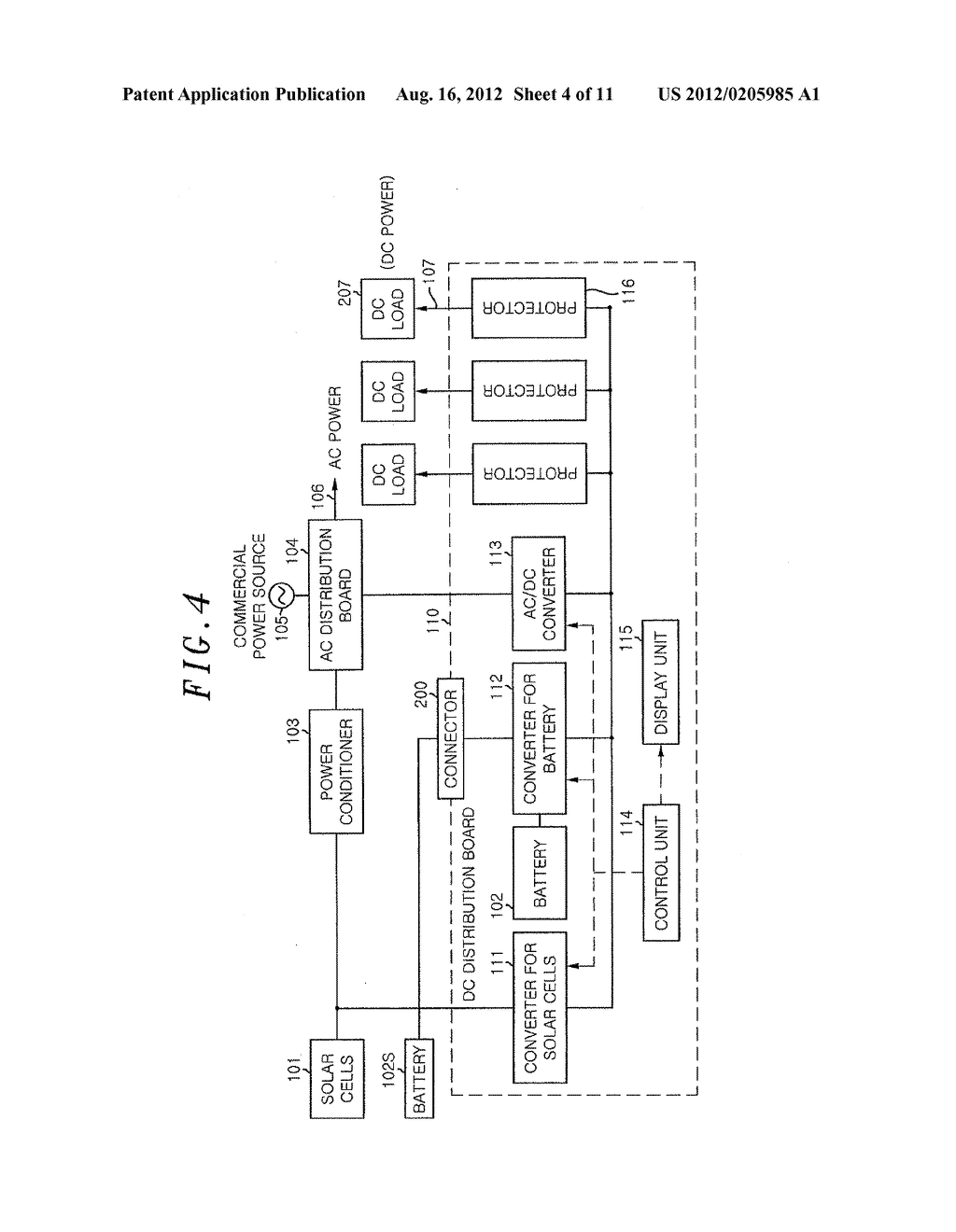 POWER DISTRIBUTION DEVICE AND POWER DISTRIBUTION SYSTEM USING SAME - diagram, schematic, and image 05