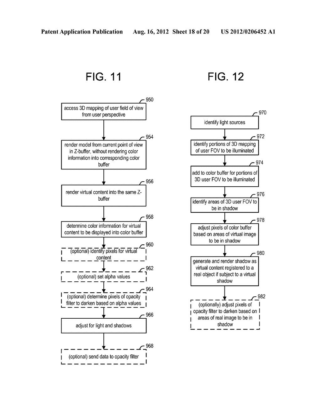 REALISTIC OCCLUSION FOR A HEAD MOUNTED AUGMENTED REALITY DISPLAY - diagram, schematic, and image 19