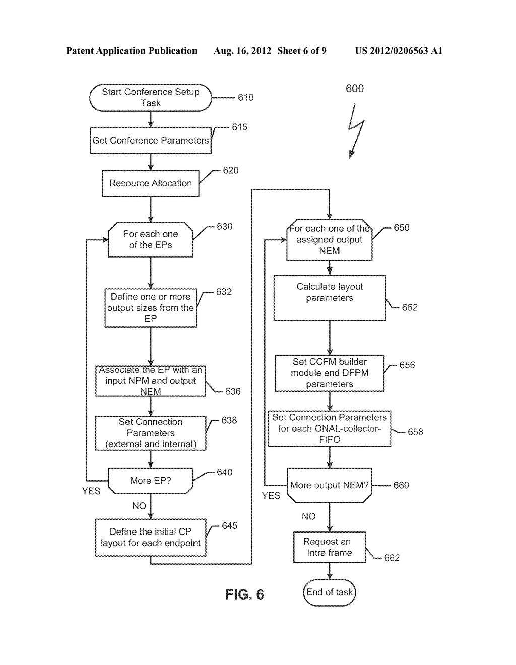 Method and System for Composing Video Images from a Plurality of Endpoints - diagram, schematic, and image 07