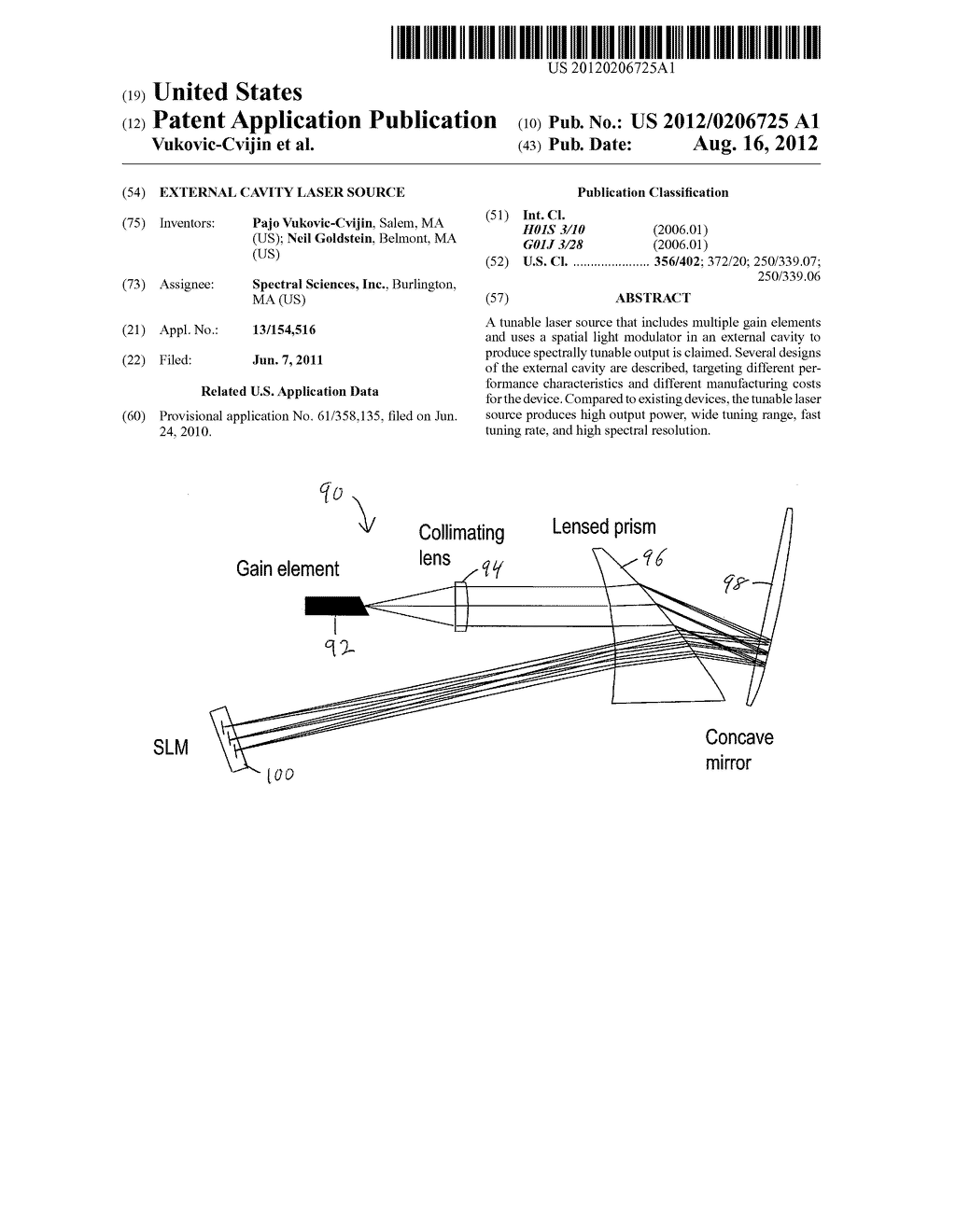 External Cavity Laser Source - diagram, schematic, and image 01