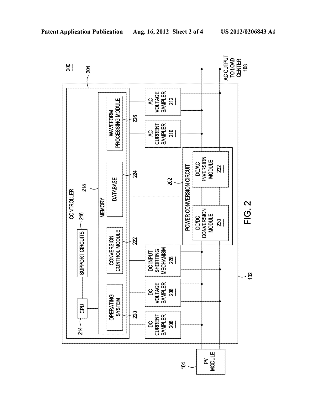 METHOD AND APPARATUS FOR DETECTION AND CONTROL OF DC ARC FAULTS - diagram, schematic, and image 03