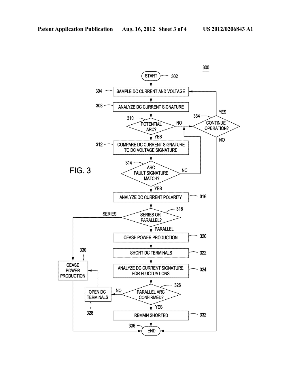 METHOD AND APPARATUS FOR DETECTION AND CONTROL OF DC ARC FAULTS - diagram, schematic, and image 04