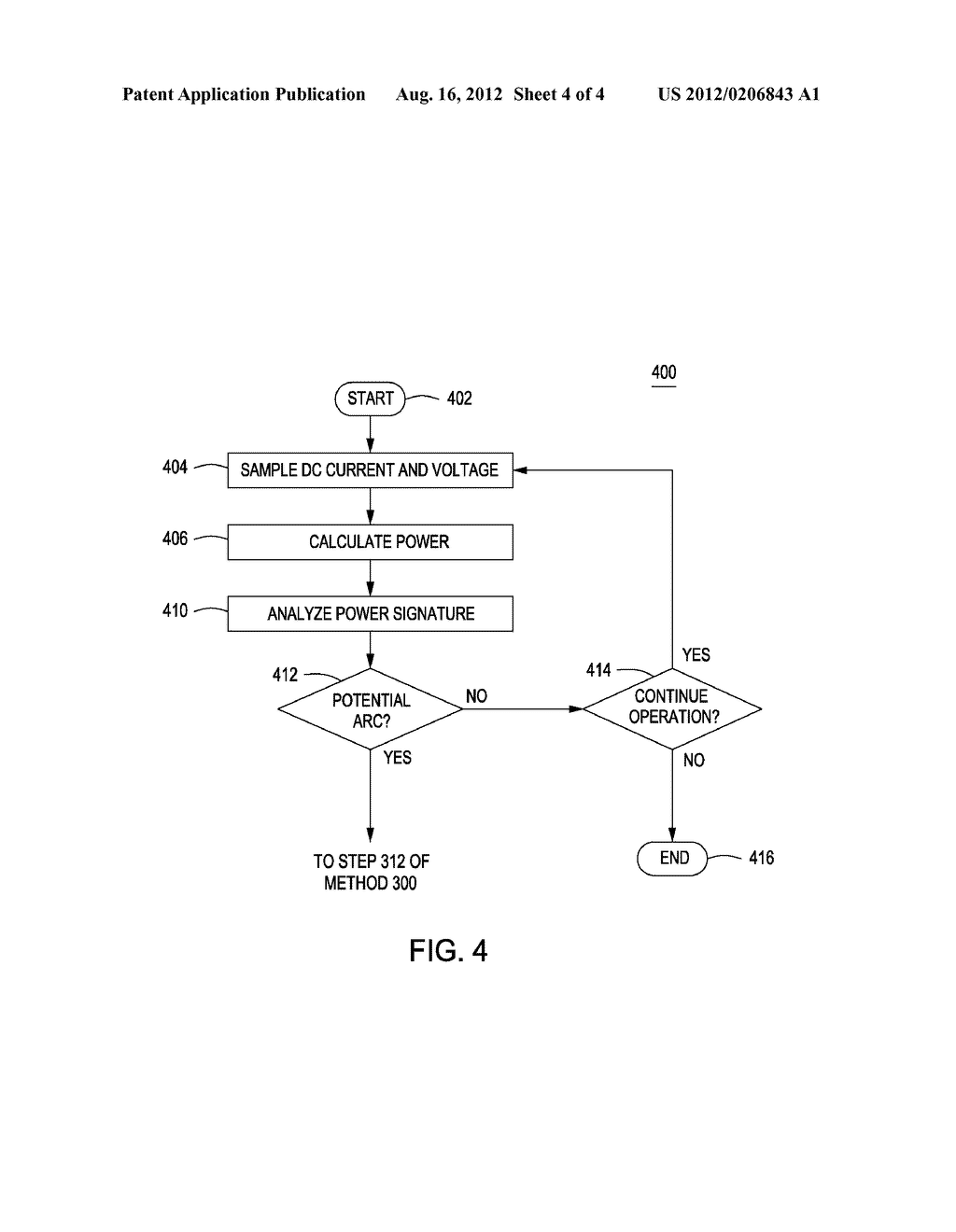 METHOD AND APPARATUS FOR DETECTION AND CONTROL OF DC ARC FAULTS - diagram, schematic, and image 05