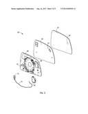 LOW PROFILE OPTICAL LIGHTING ASSEMBLY FOR USE IN OUTSIDE VEHICLE MIRROR     AND METHOD OF FORMING SAME diagram and image