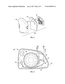 LOW PROFILE OPTICAL LIGHTING ASSEMBLY FOR USE IN OUTSIDE VEHICLE MIRROR     AND METHOD OF FORMING SAME diagram and image