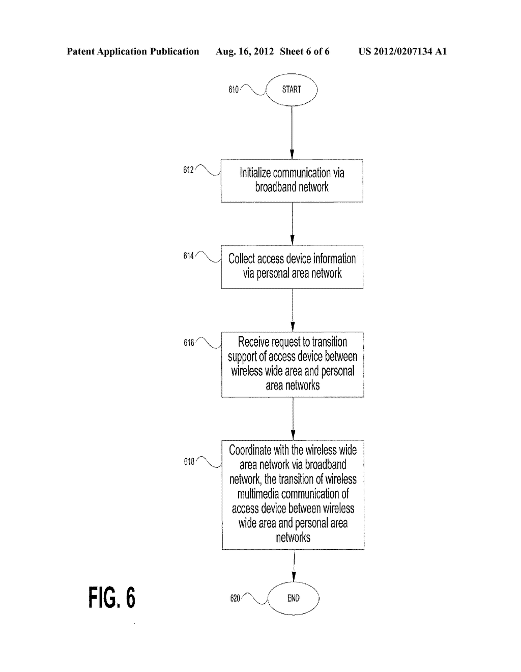 METHOD AND SYSTEM FOR EXTENDED NETWORK ACCESS NOTIFICATION VIA A BROADBAND     ACCESS GATEWAY - diagram, schematic, and image 07
