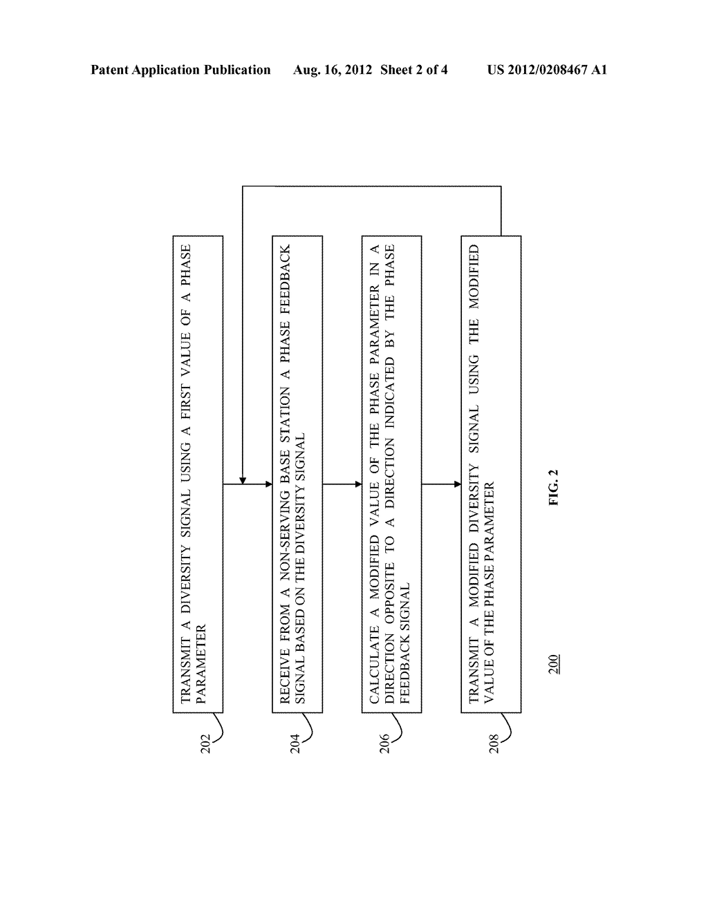 METHOD, SYSTEM AND APPARATUS USING MULTIPLE FEEDBACKS FOR UPLINK     CLOSED-LOOP BEAMFORMING - diagram, schematic, and image 03