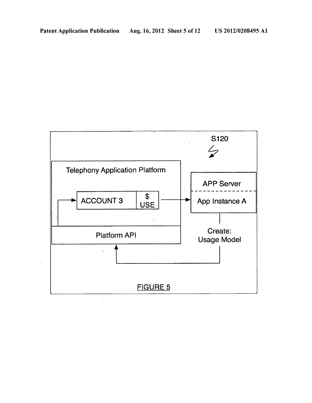 SYSTEM AND METHOD FOR MONITORING ACCOUNT USAGE ON A PLATFORM - diagram, schematic, and image 06