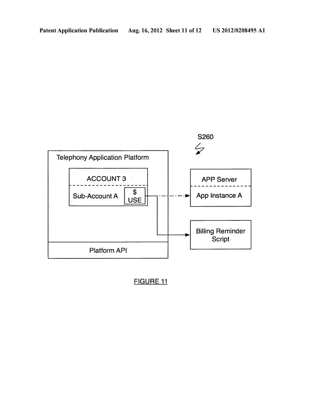 SYSTEM AND METHOD FOR MONITORING ACCOUNT USAGE ON A PLATFORM - diagram, schematic, and image 12