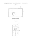 METHOD OF TRANSMITTING AND RECEIVING DATA, DISPLAY DEVICE AND MOBILE     TERMINAL USING THE SAME diagram and image