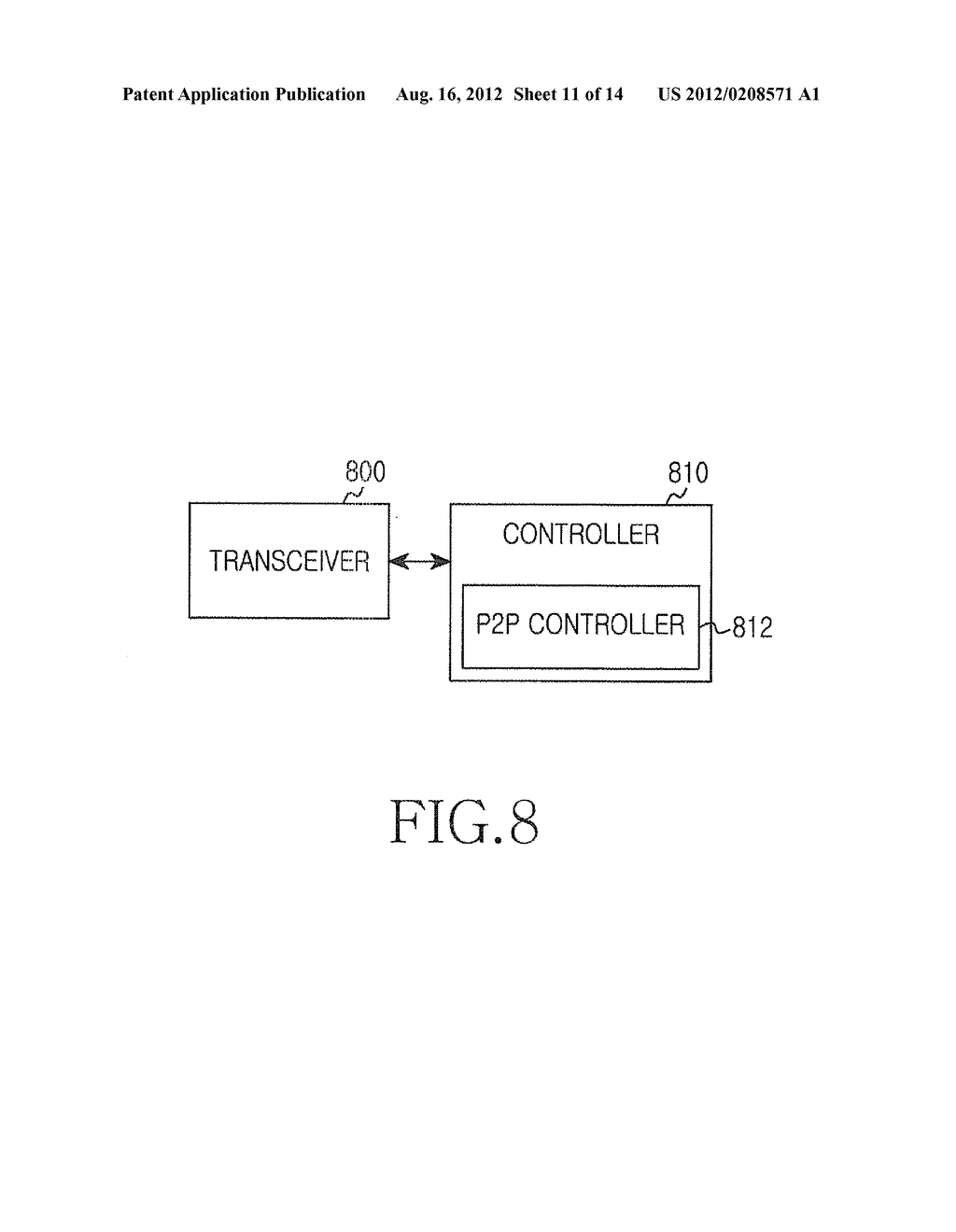 METHOD AND APPARATUS FOR PEER-TO-PEER SERVICE IN WIRELESS COMMUNICATION     SYSTEM - diagram, schematic, and image 12